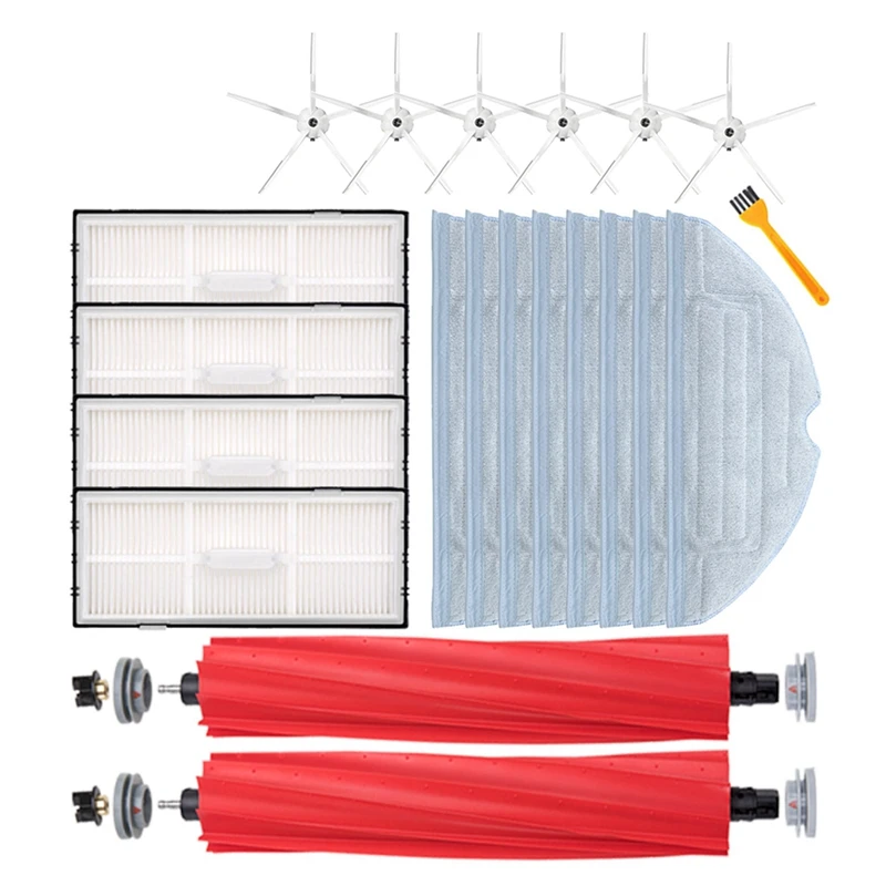 

Аксессуары для пылесоса Xiaomi Roborock S7 T7S T7S PLUS основная щетка боковая щетка Hepa фильтр Швабра Ткань запасные части