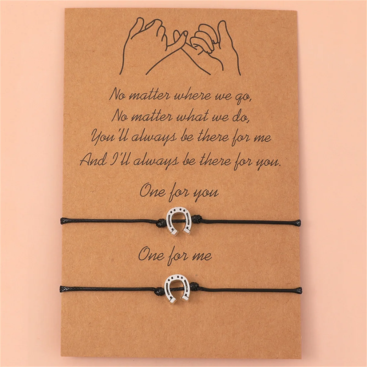 2Pcs/Set Friendship Couples Bracelets Sun Moon Star Hollow Heart Lock Key Adjustable Rope Chain Bracelet Valentines Jewelry Gift