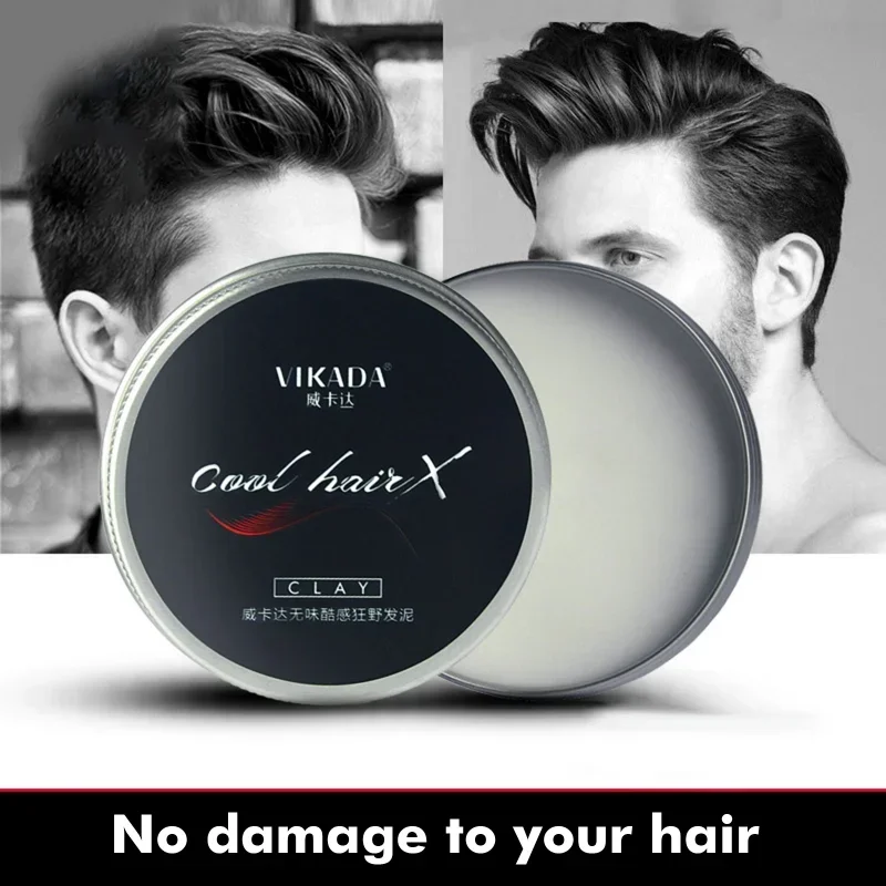 

Men Hair Styling Mud Non Greasy Styling Daily Clay High Strong Creme Para Cabelos Hair Clay Strong Hold Matte Hair Styling Wax