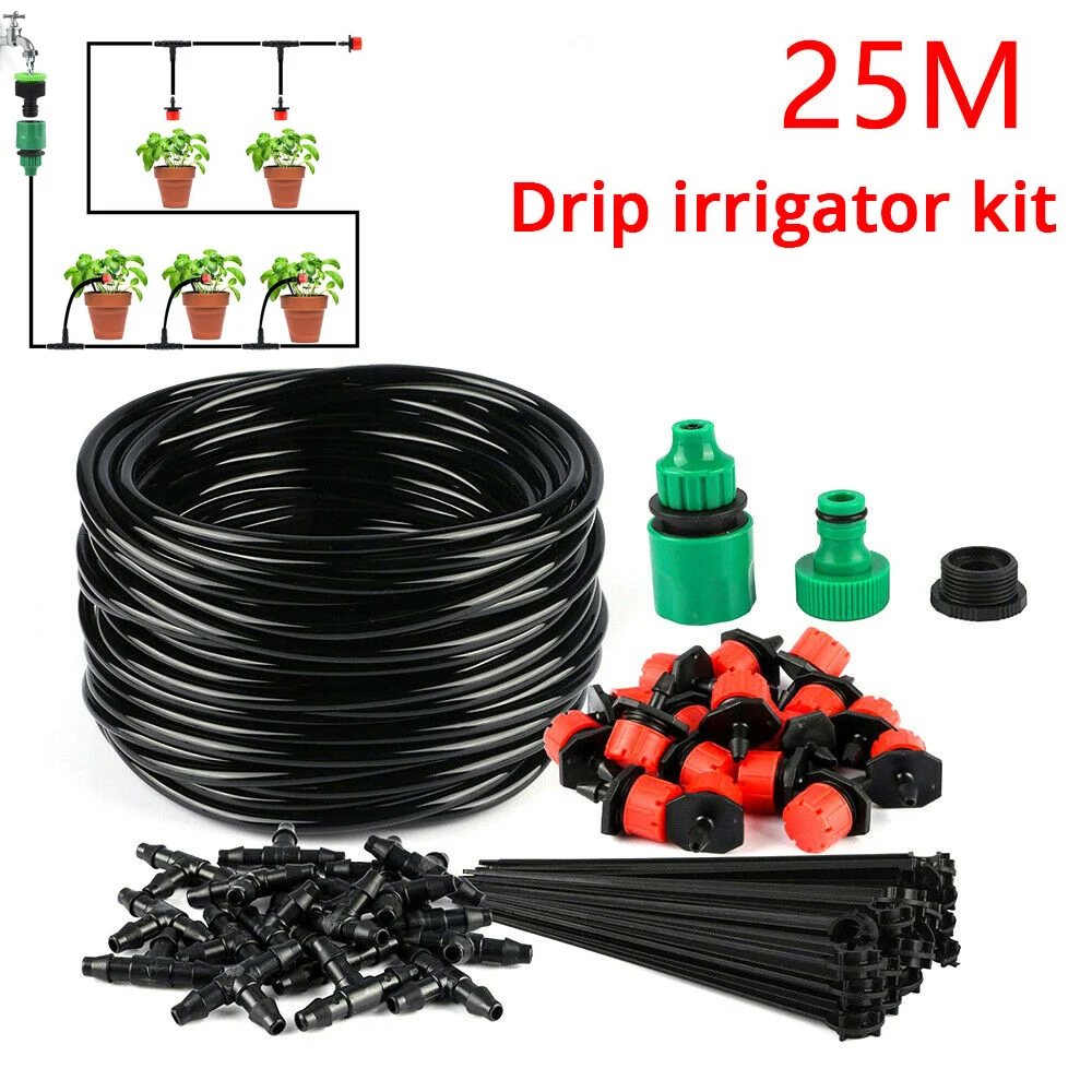 Drip Irrigation Kits 25M DIY Drip Irrigation System For Garden