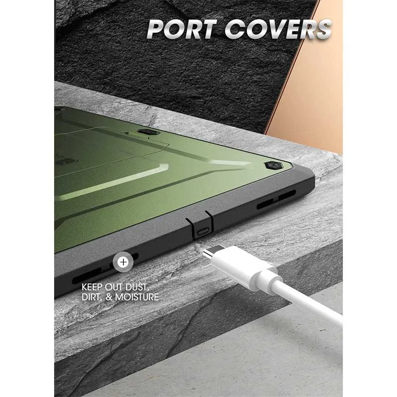 SUPCASE UB PRO용 케이스, 스크린 보호대 및 킥스탠드 보호 케이스 내장, iPad 10 세대, 10.9 인치 (2022 릴리스)
