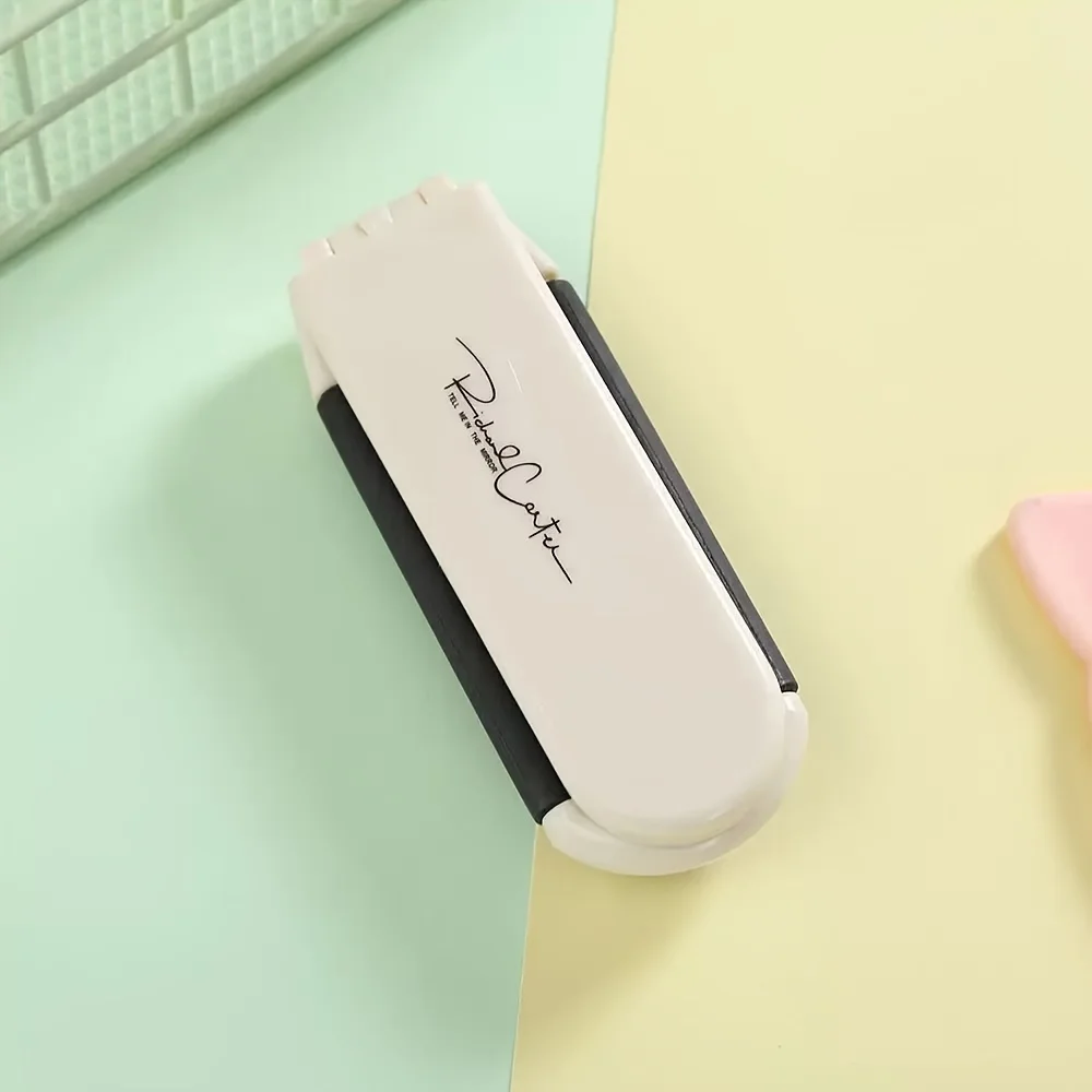 Foldable Comb with Mirror, Anti-Static Air Cushion Design ABS Handle Travel Size Hair Brush for Women All Hair Types