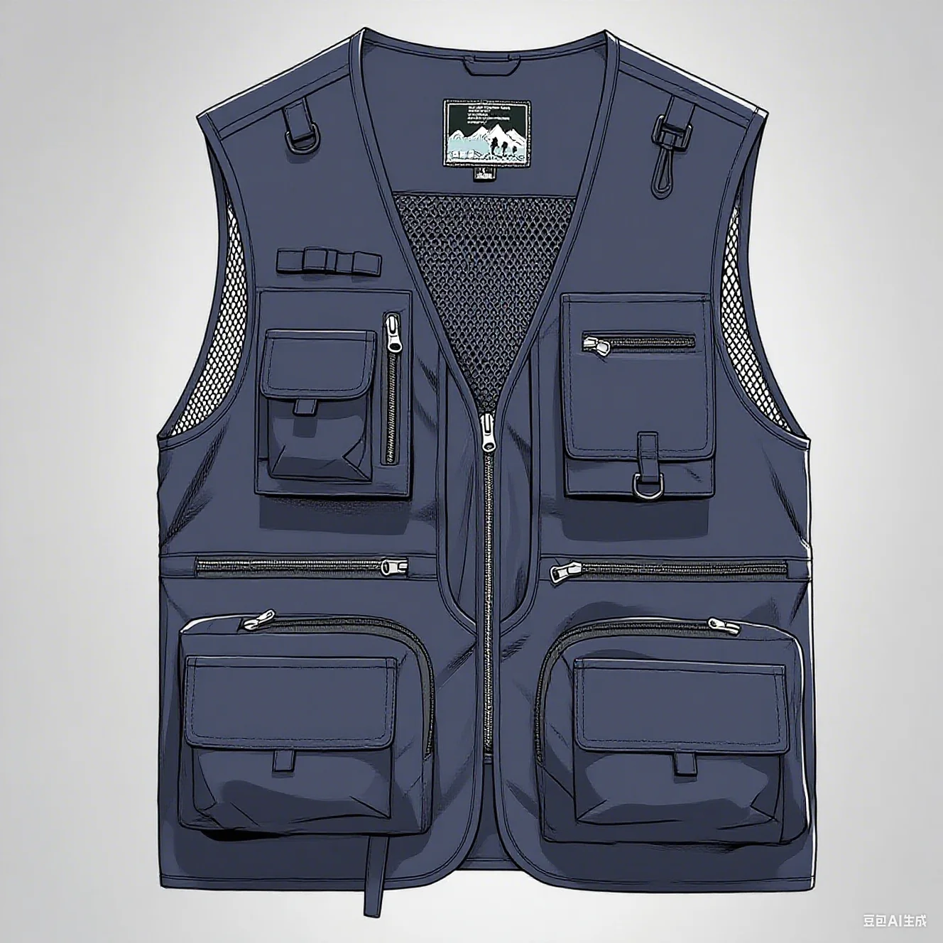 Débardeur homme été 2025 5XL avec poches, veste sans manches mesh pour travail et loisirs en extérieur