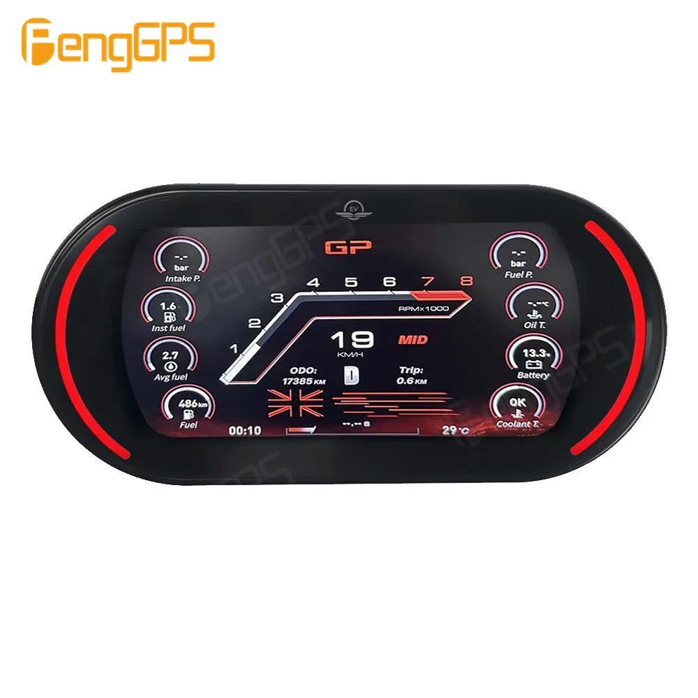 For BMW Mini Cooper F54 F55 F56 F57 2014-2023 LCD Dashboard Player Digital Virtual Cockpit Cluster Instrument Panel Speedometer