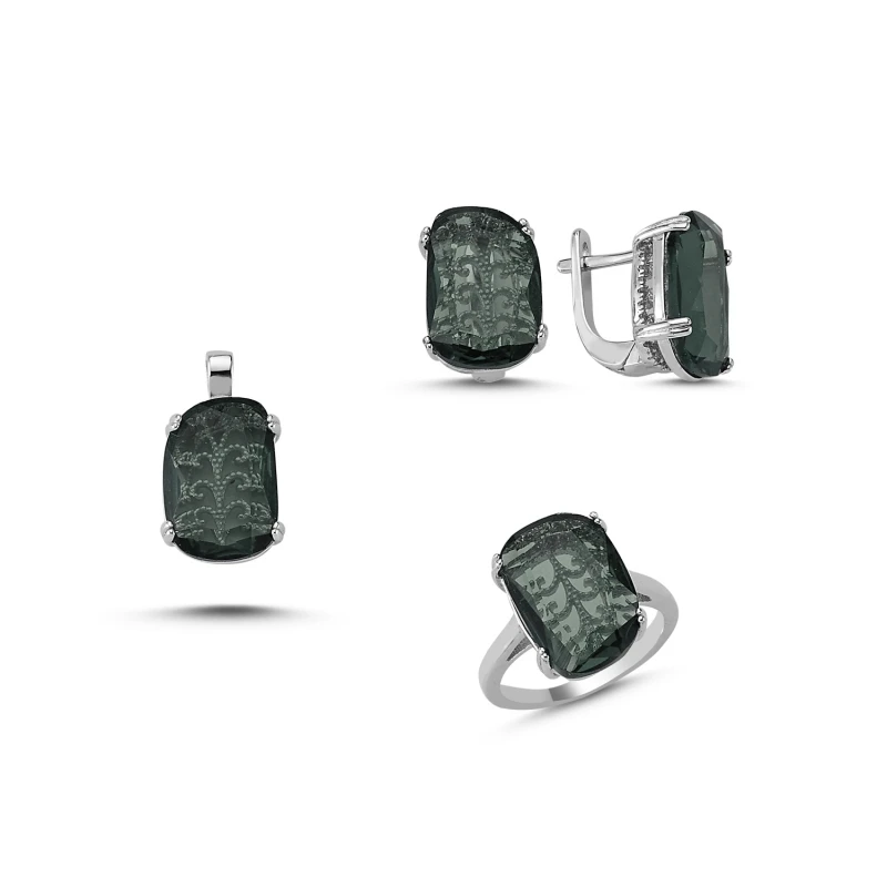 

Silver 925 Sterling Gemstone Set