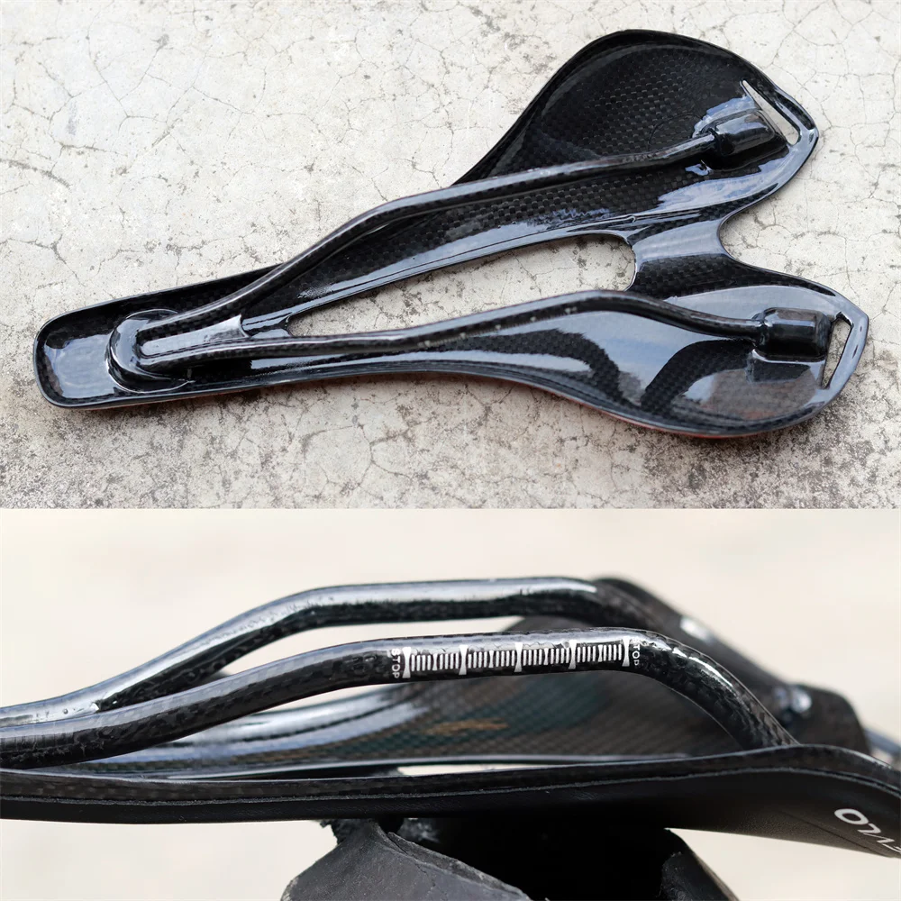 Kocevlo carbon sattel t800 carbon faser + leder faser ultraleicht fahrrad mtb bike sattel sitz – Detail 22