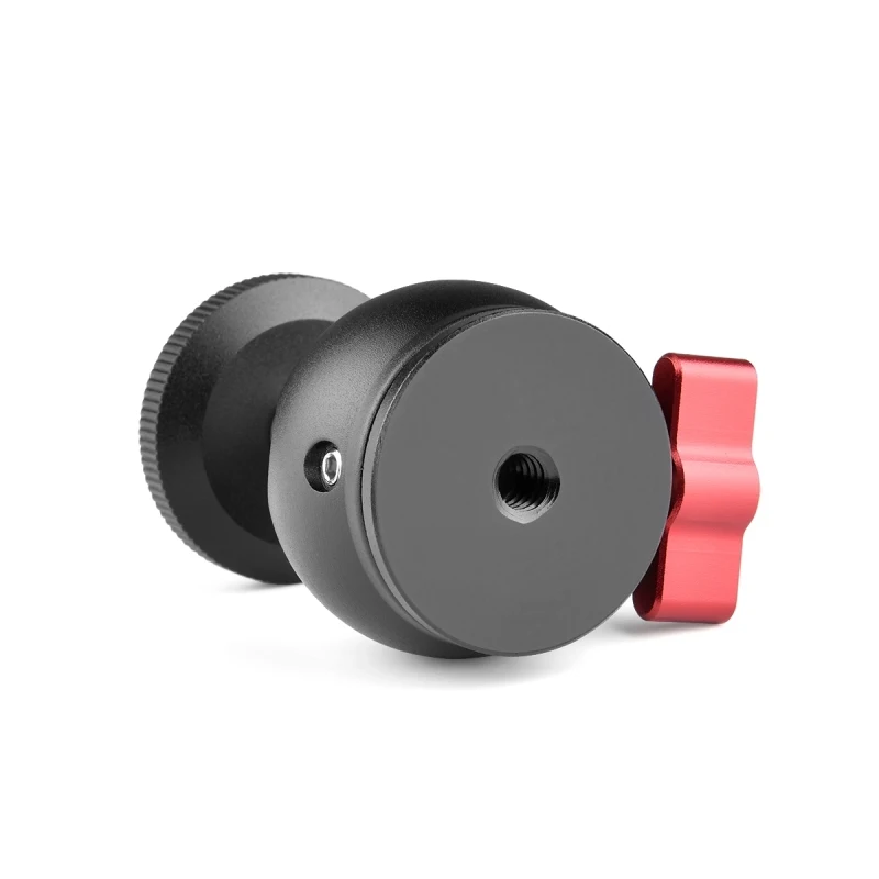 360 Degree Panoramic Metal Tripod Ball Head Adapter For Dolly Car Professional Mini Ball Head Camera Tripod Accessory YELANGU
