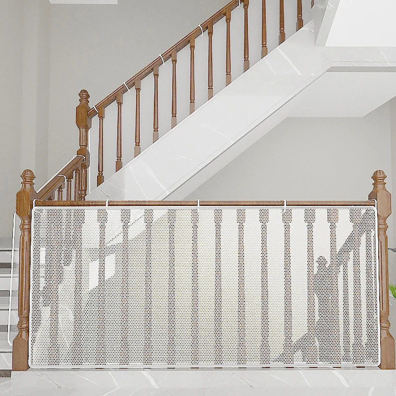 Title 2, 2/3M Thick Stair Protection Net Safety Rope Net...