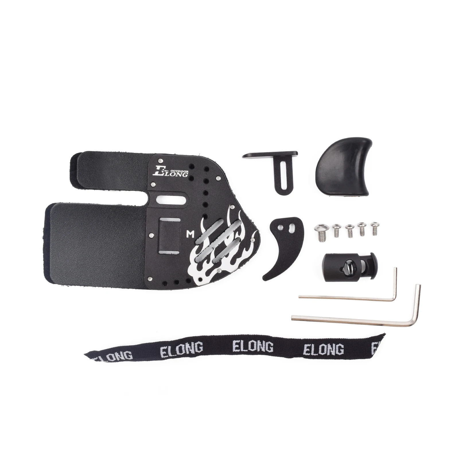 Linguetta Protezione Dita Per Arco - Pelle Di Mucca - Per Arcieri Destrimani - Caccia E Tiro Con Arco - Foto 6