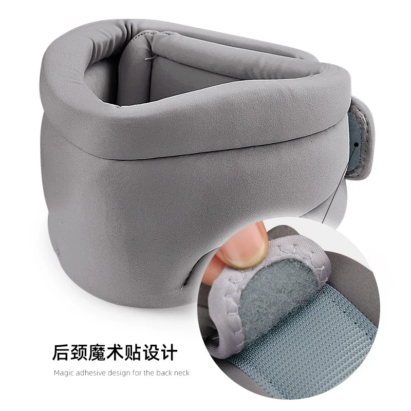 Cervical Collar Neck Support Brace Breathable Cotton Cover for Cervical Pain Relief Airplane Travel Nap Home Office Use