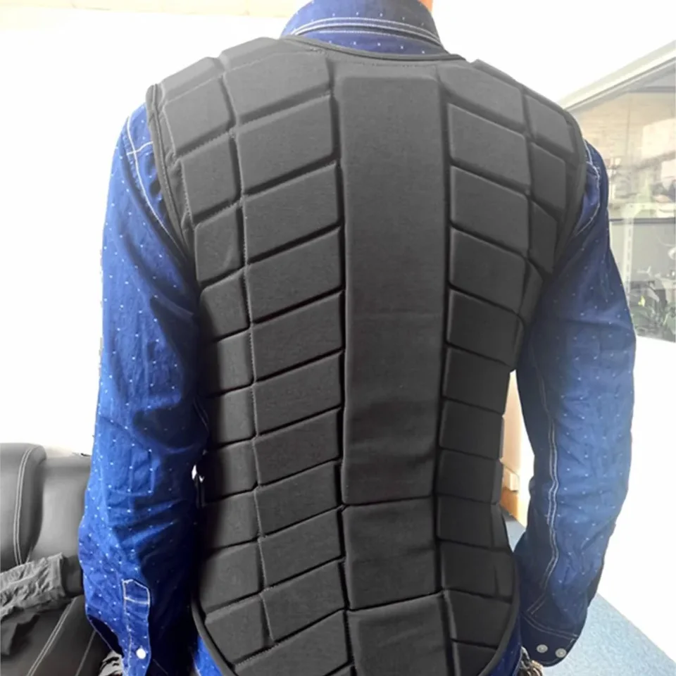 Tweedehands - Paardrijvest met rits voor dames 900 marineblauw/noga