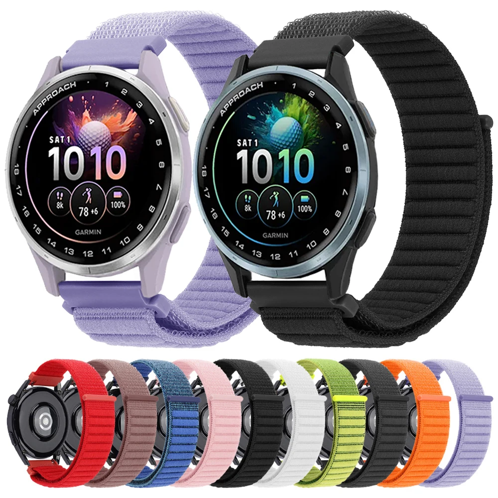 Nylon Loop Strap 20-22mm Watchband Bracelet