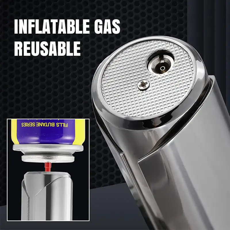 Torch Lighter for Cooking Soldering POWERFUL FLAME & QUICK IGNITION Windproof Refillable Butane for Cigar Gifts Outdoor