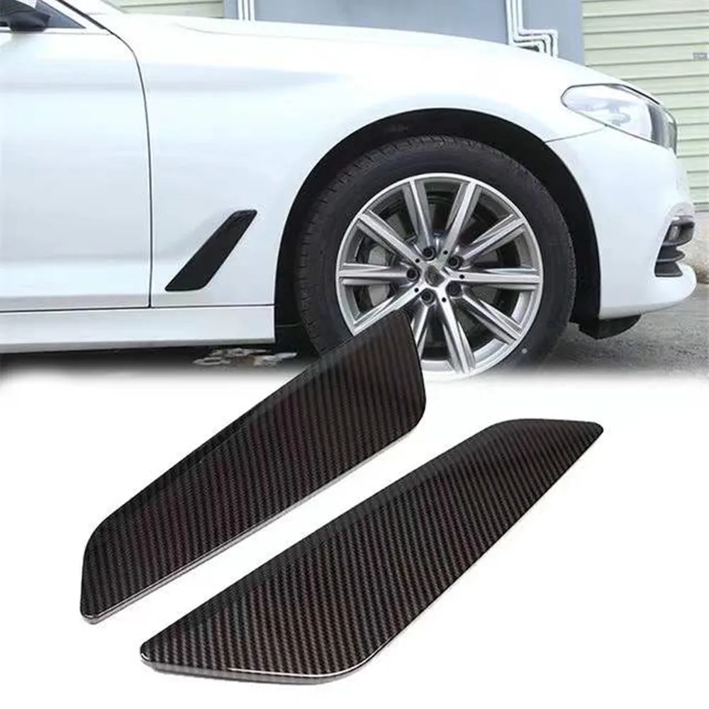 Dry Carbon Fiber Side Air Vents Fenders For Bmw 5 Series G30 520I 530I 540I 2017-2021