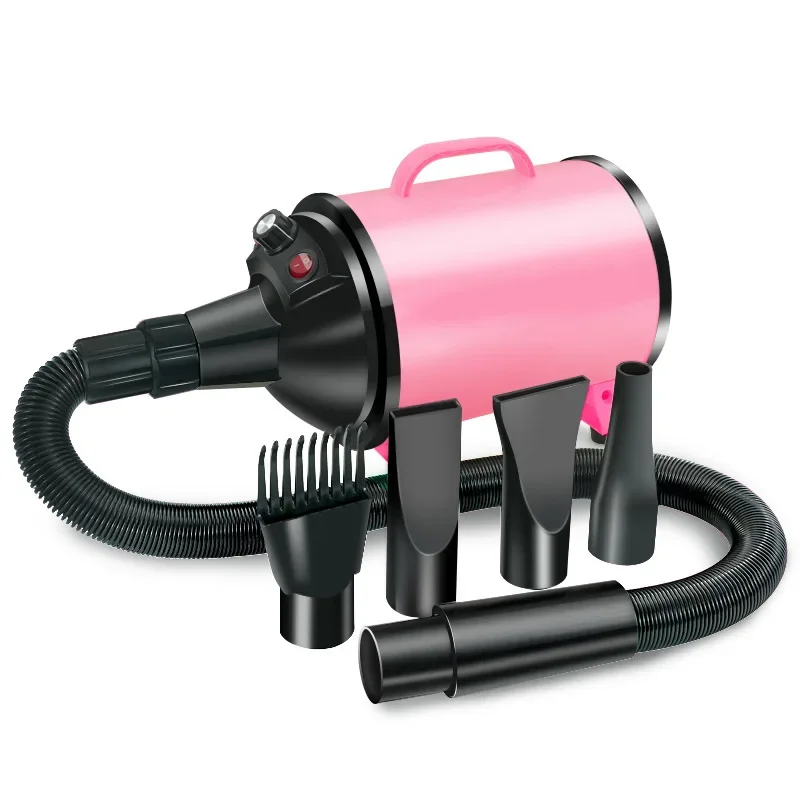 Pet Grooming Dryer 2 In 1 Intelligent Silent Dog Hair Dryer with High-power Negative Ion Sorting and Flushing Dog travel supplie