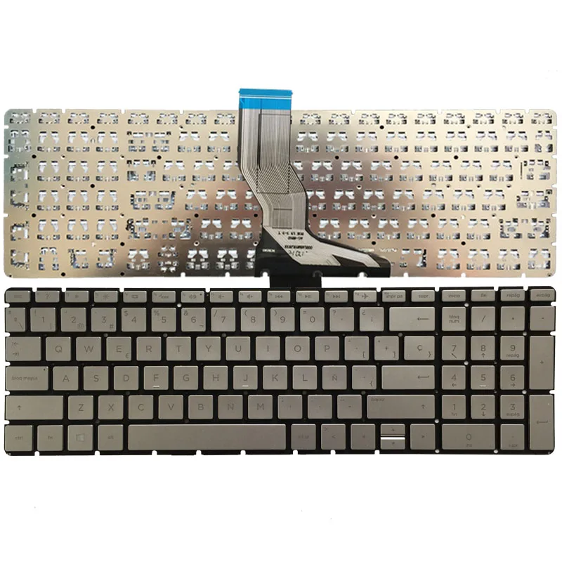 Teclado dos Eua Espanhol Latino Reino Unido para hp 15-br 15-bs 15-bu 15-bw 15-ac 15-ay 15-ef 17-bs 250 255 256 g6 Ap2040001c1 Tpn-c129 C130 Novo - Imagem 5