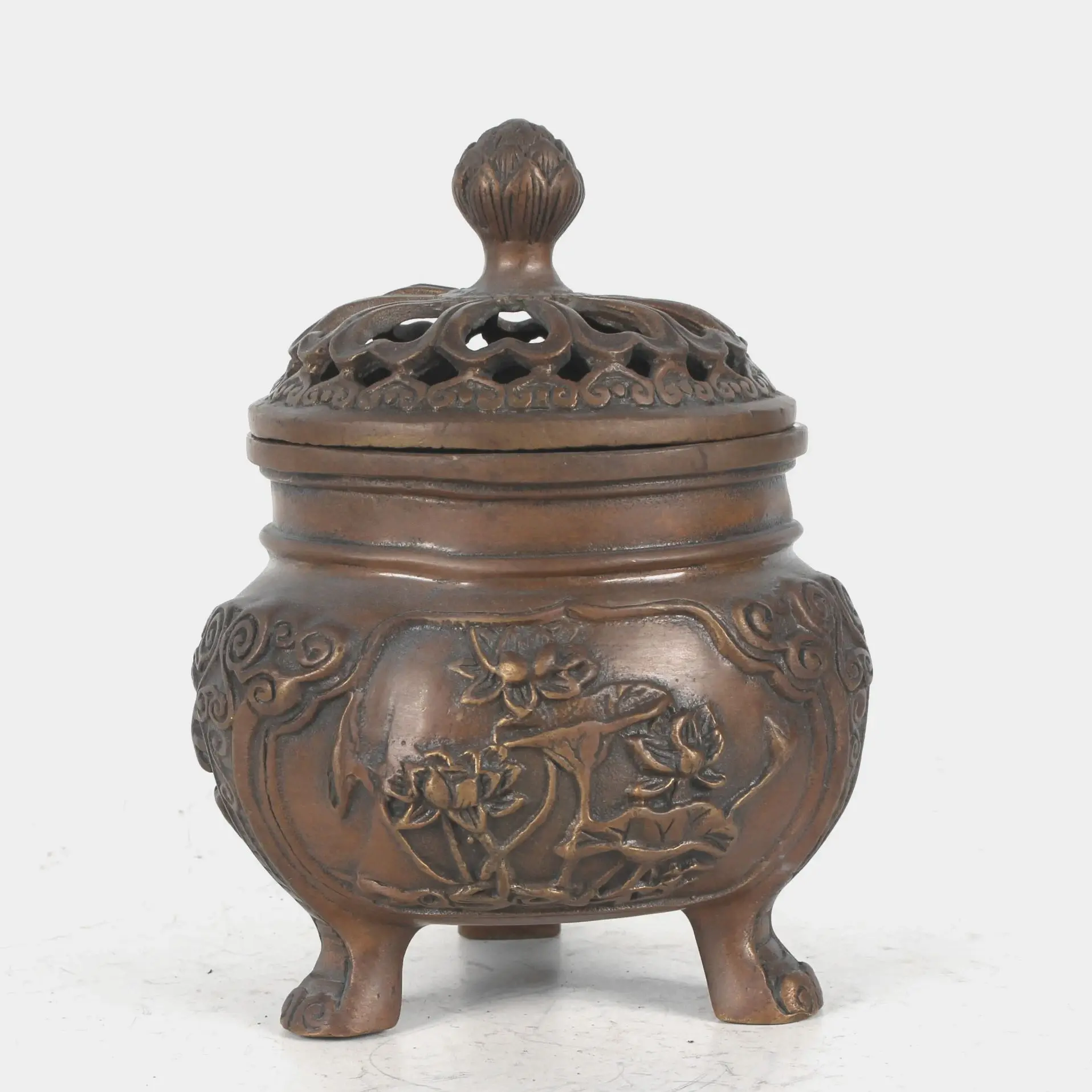 

Китайская народная коллекция ручной работы, искусственное украшение для дома, имена, экспозиции Xuande