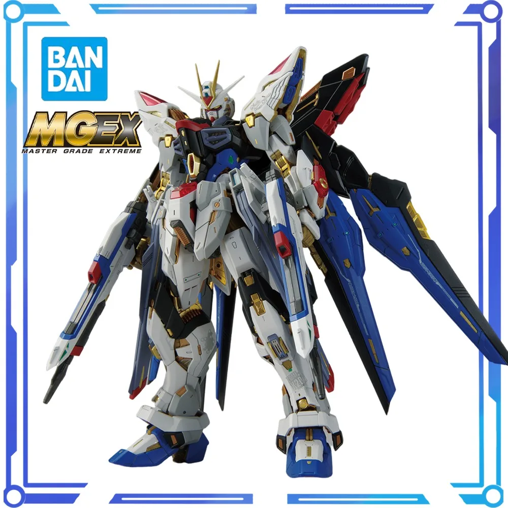 

MGEX 1/100 ZGMF-X20A Strike Freedom Gundam Mobile Suit Bandai Original Action Figure Model Toys Collectible Anime Boy For Kid