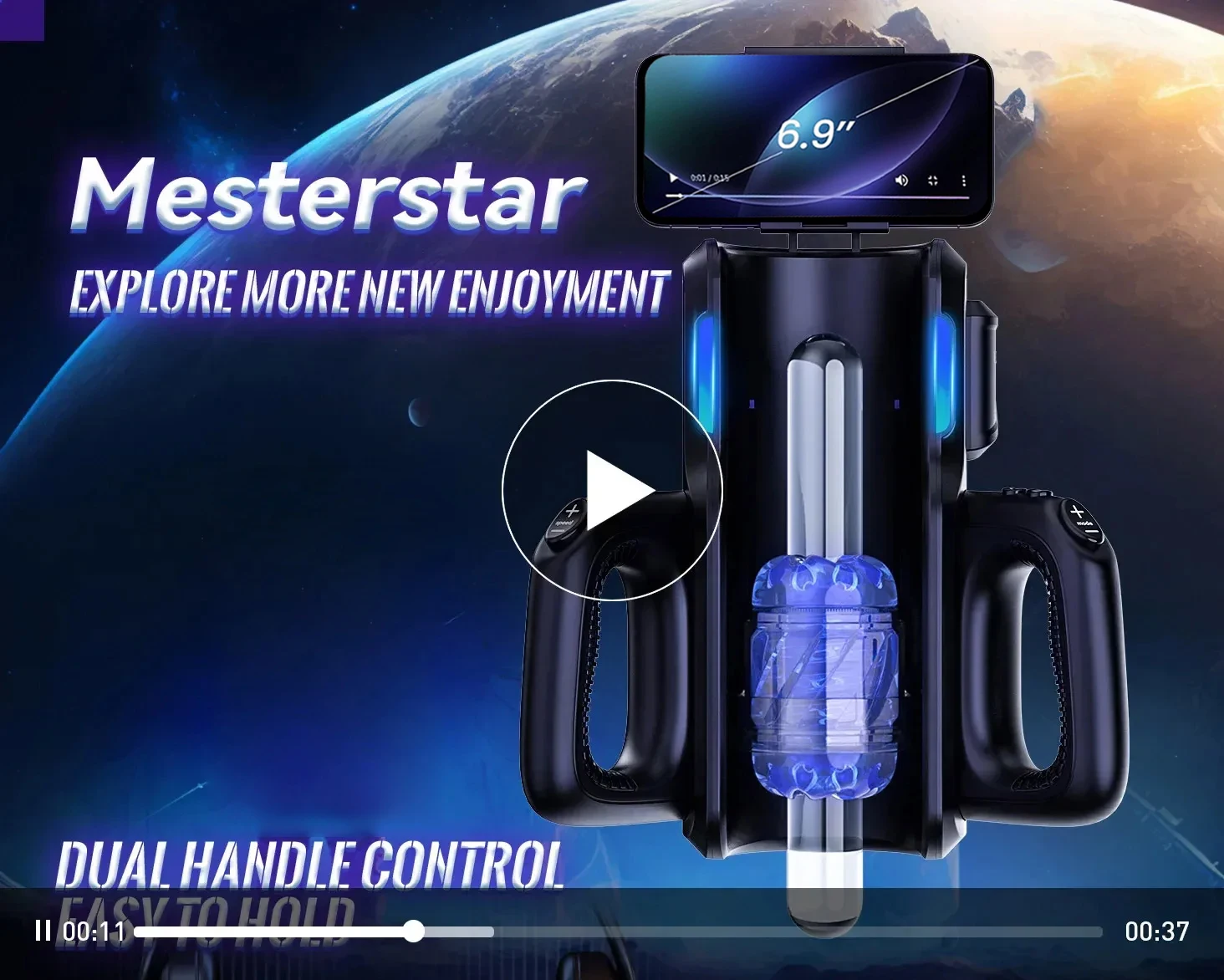 HeartCaptor Electric Male Masturbator Cup Automatic Telescopic Thrusting Handsfree Adult Toy - Details 39