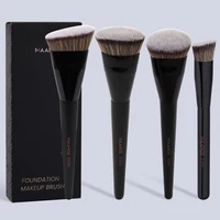 MAANGE 4pcs Main Makeup Brushes Set Flat Top Foundation Brushes Angled Contoured Brush Dense Bristle Face Makeup Tool for Beauty 1
