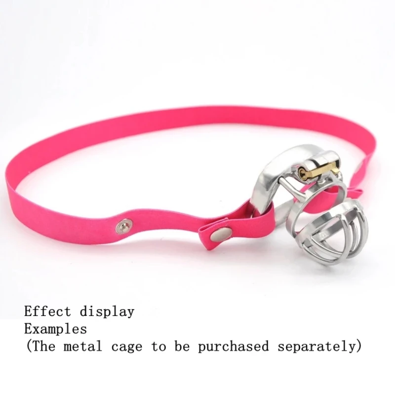 Elastic Auxiliary Belt For Chastity Cage Male Bondage Penis Ring Fixed Belt Adjustable Rope Cock Cage Stereotype Sex Toy For Man