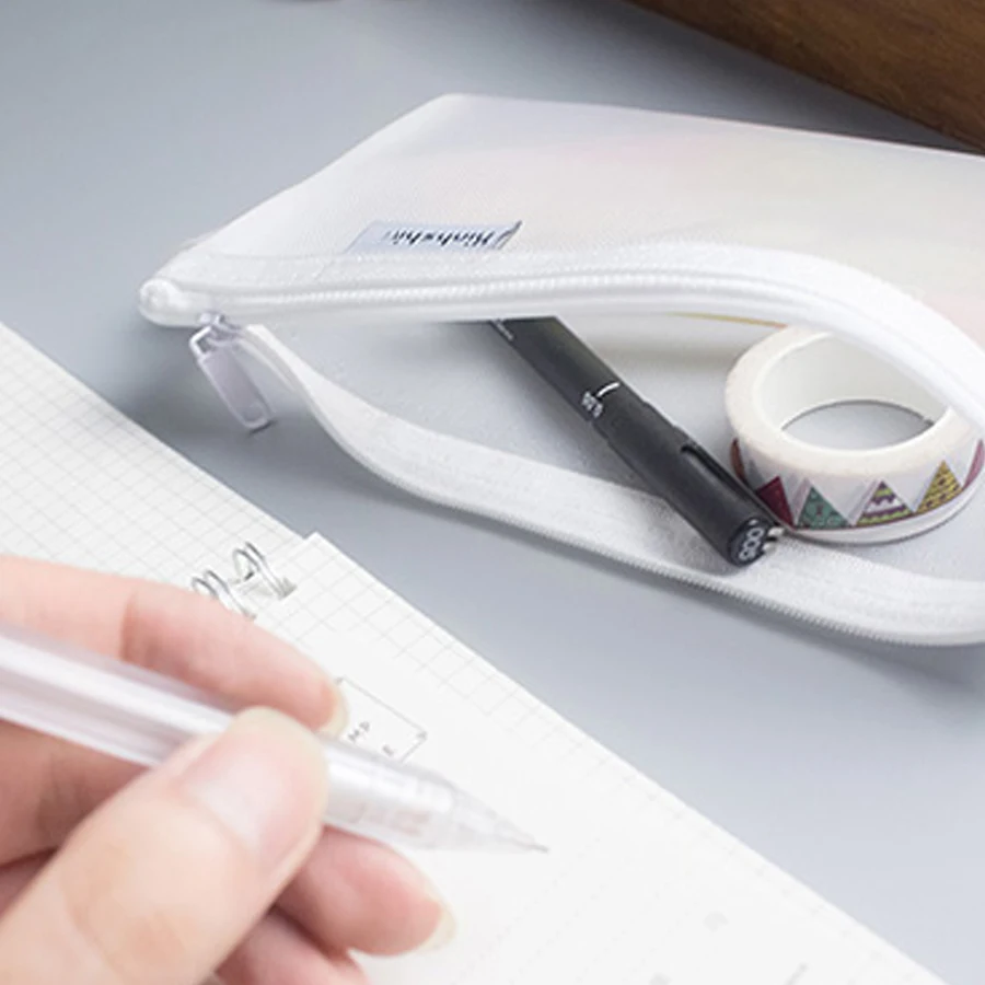 الصلبة اللون محفظة نسائية للعملات المعدنية ماكياج...