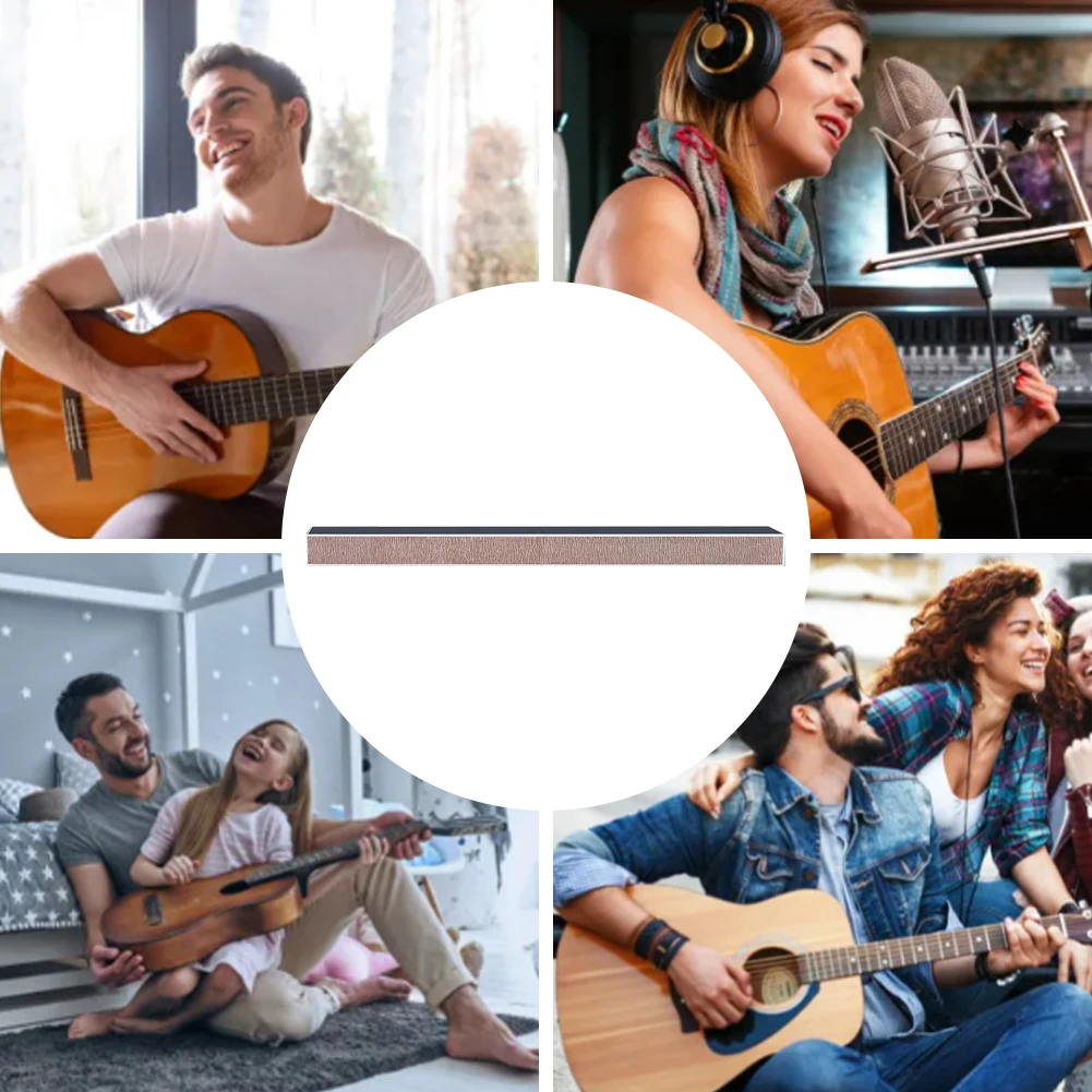 Fret Leveler with Sandpapers Pro Luthier Repair Tool Guitar Fret Leveling Sanding Beam for Guitar Repair Polishing & Maintenan