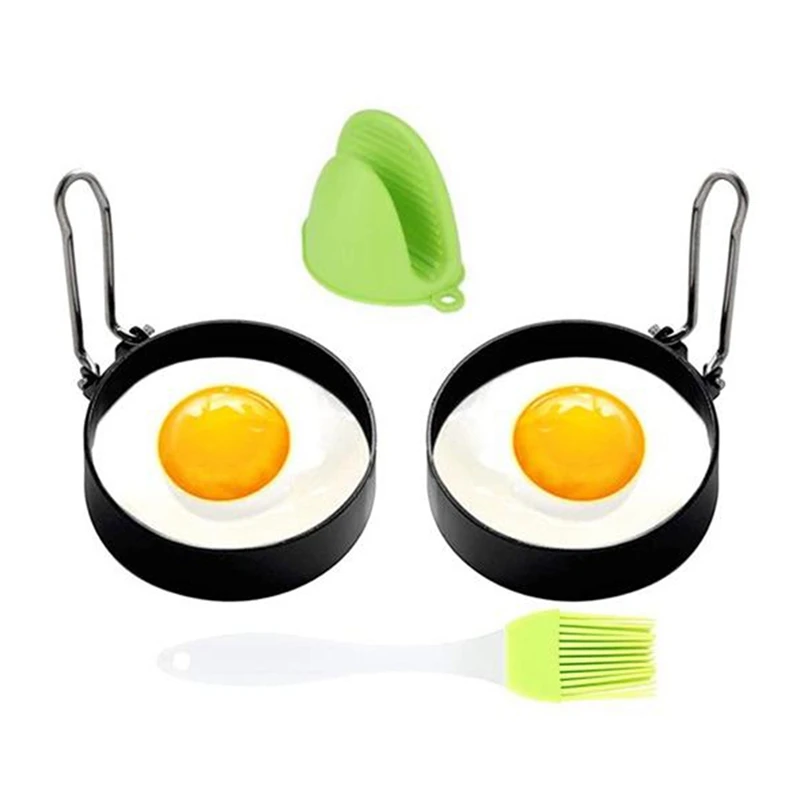 Egg Rings Frying Round Egg Cooker Rings For Cooking Non Stick Mold