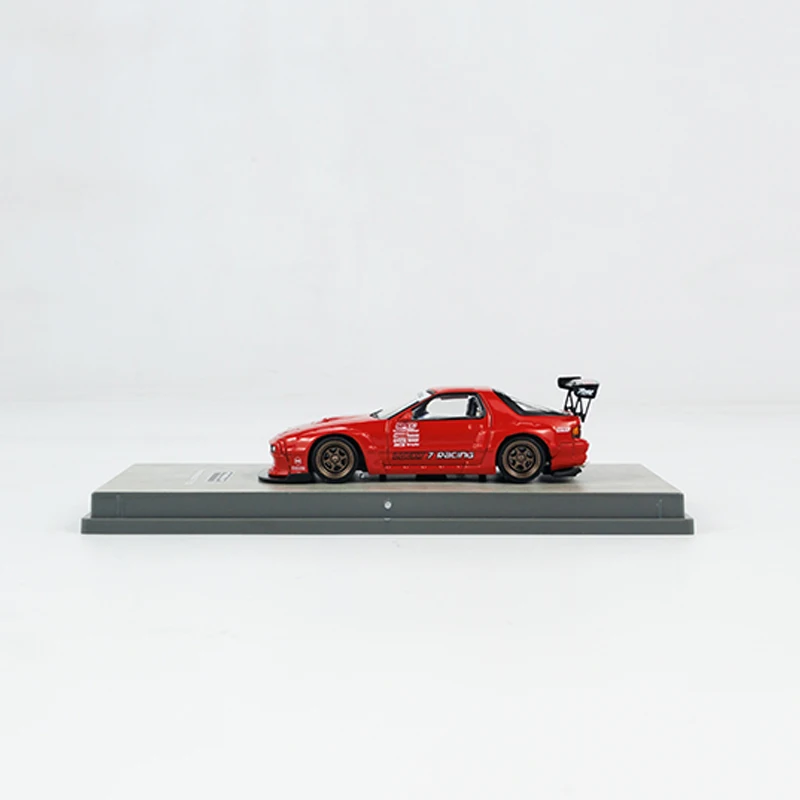 Tarmac Works 1:64 Model Car Pandem RX-7 FC3S Alloy Die-Cast Sport Vehicle -Red 2