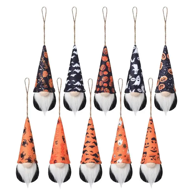 

Halloween Doll Faceless Gnome Hangings Pendant For Tree Decorations 10pcs/Set Tree Hangings Party Supplies Pendant Decors