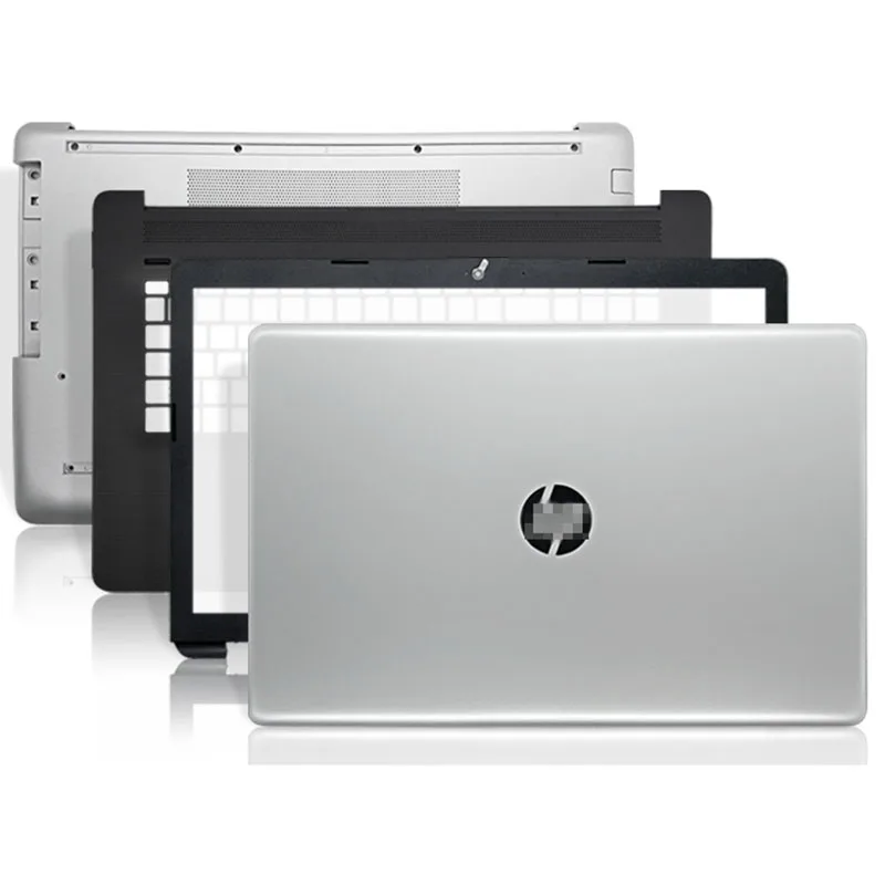 

Новинка, чехол для HP Pavilion 17-CA 17-BY, задняя крышка ЖК-дисплея, передняя панель, Упор для рук, Нижняя крышка шарнира, серебристая фотография