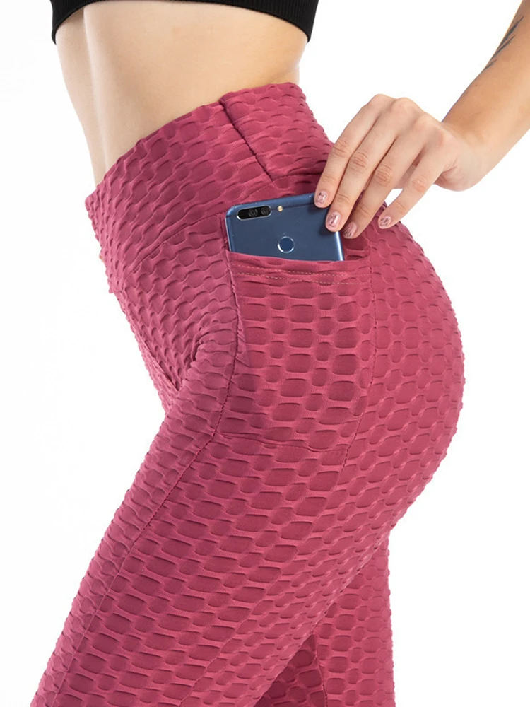 

Fitness Tight Running Push Up Pants Yoga Leggings Women High Waist Breathable Female Gym Clothing Sportswear Exercise Stretchy