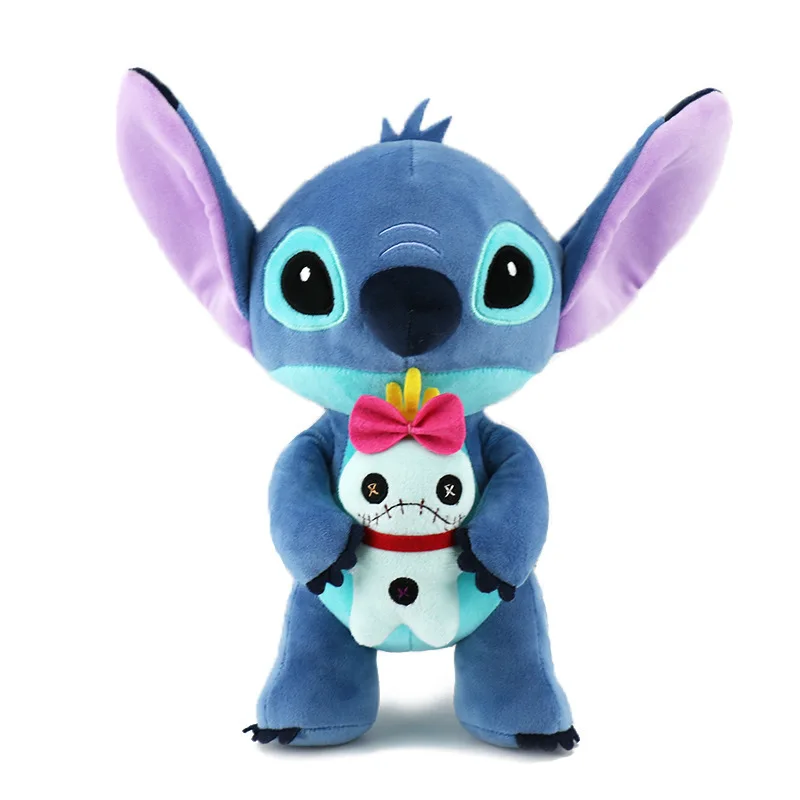 20cm Anime Lilo & Stitch Couple Models Cartoon Stuffed Plush Dolls Anime Plush Baby Toys Pendant Toys Kawaii Kids Birthday Gift 4
