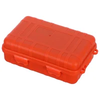 Storage Bins Waterproof Box Craftsman Organizer Tool Outdoor Case Seal Orange Container Child 1