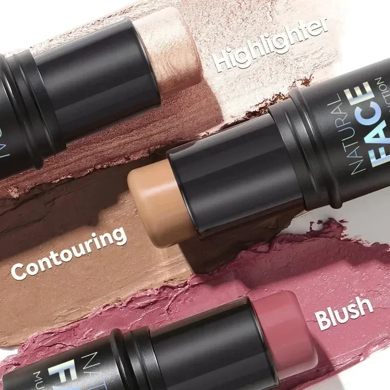 Waterproof Contouring Bronzer Highlighters Stick Glitter Silky Nose Shadow Blusher Corrector Illuminator Cosmetics face bronzer