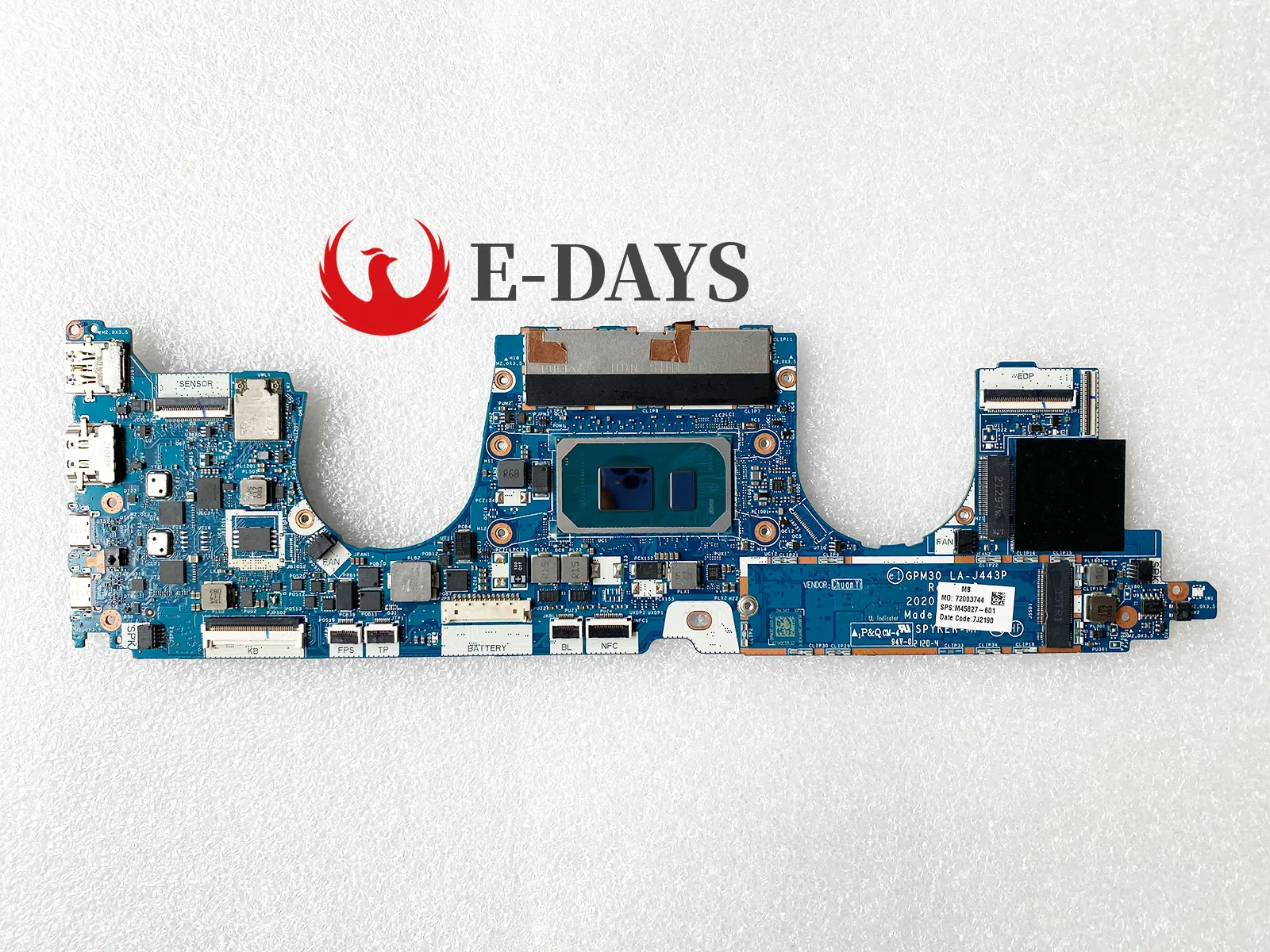 M16062-001 M16064-601 X360 1030 G8 1040 G8 La-J443P I5-1135G7 I7-1165G7 8G 16Gb 32Gb Scheda Madre Del Computer Portatile Per Hp Elitebook 100%