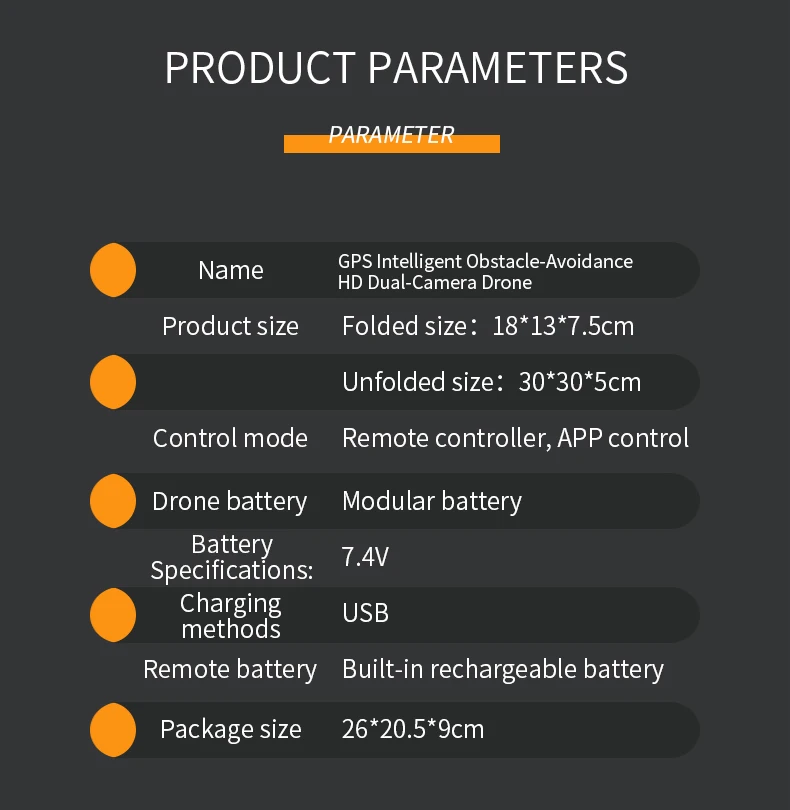 X25 Drone, gps intelligent obstacle-avoidance hd dual