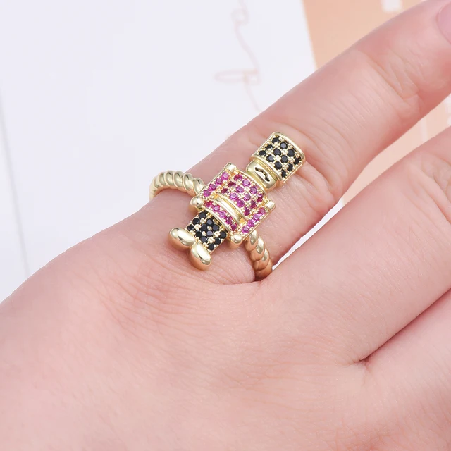 1 Gram Gold Plated Radha Krishna Extraordinary Design Ring for Men - Style  B470 – Soni Fashion®