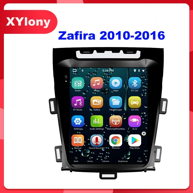 Opel Zafira C Vauxhall 자동차 라디오 네비게이션 GPS Tesla 스타일 화면 용 멀티미디어 비디오 플레이어