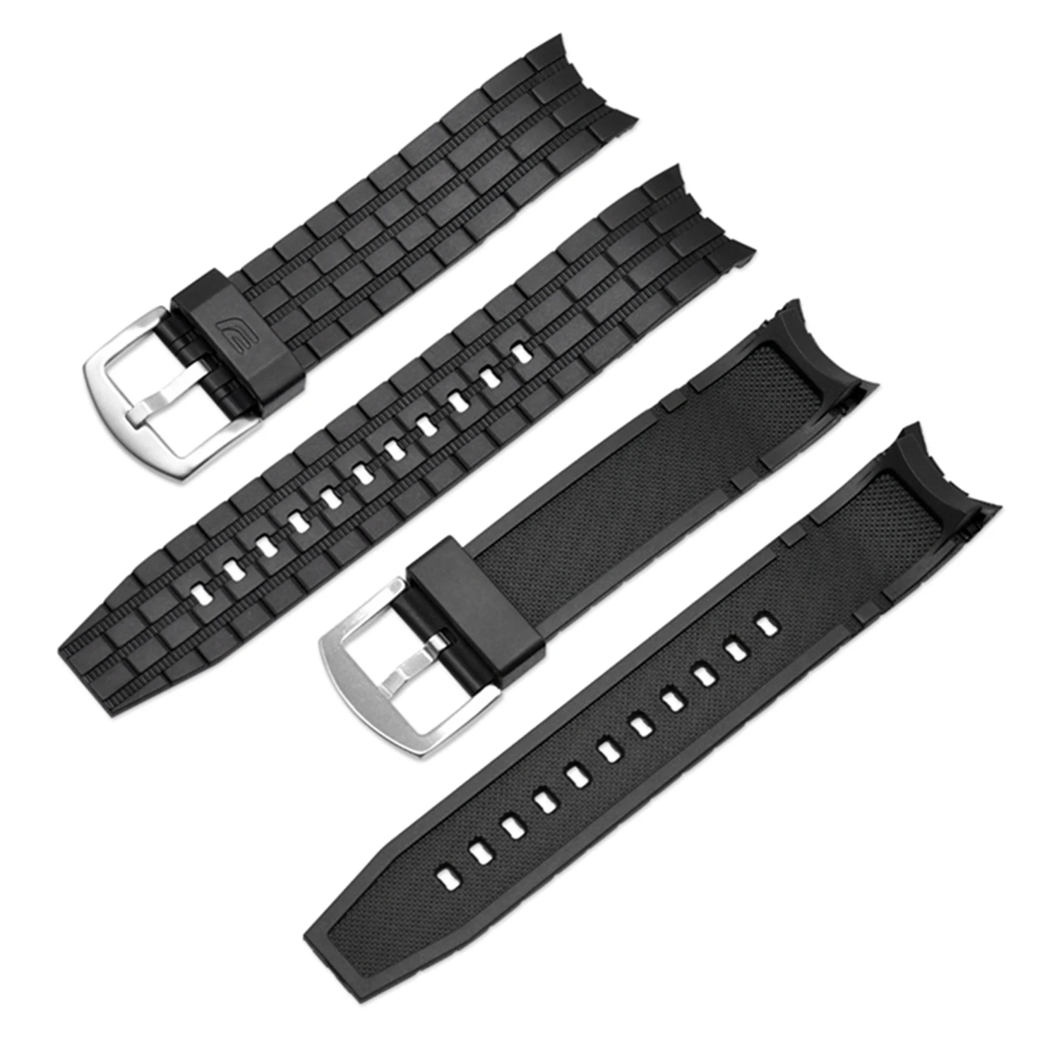 Gosear Adjustable Watchband Breathable Replacement Watch Strap Band Wristband for Casio Edifice EF 550 EF 523