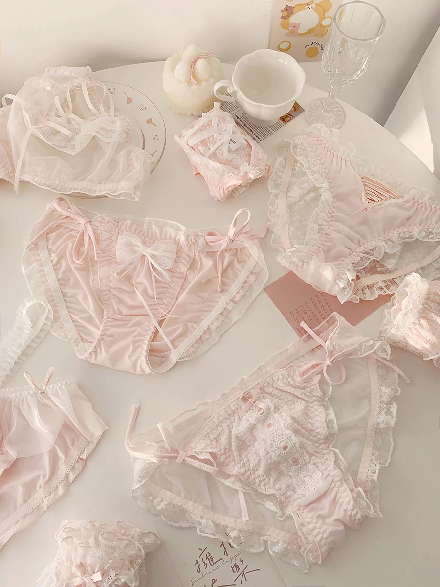 Sweet And T Lace  e Panties for Women 2025 New High Aesthetic Pure Desire Briefs Breathable Daily Wear Underwear