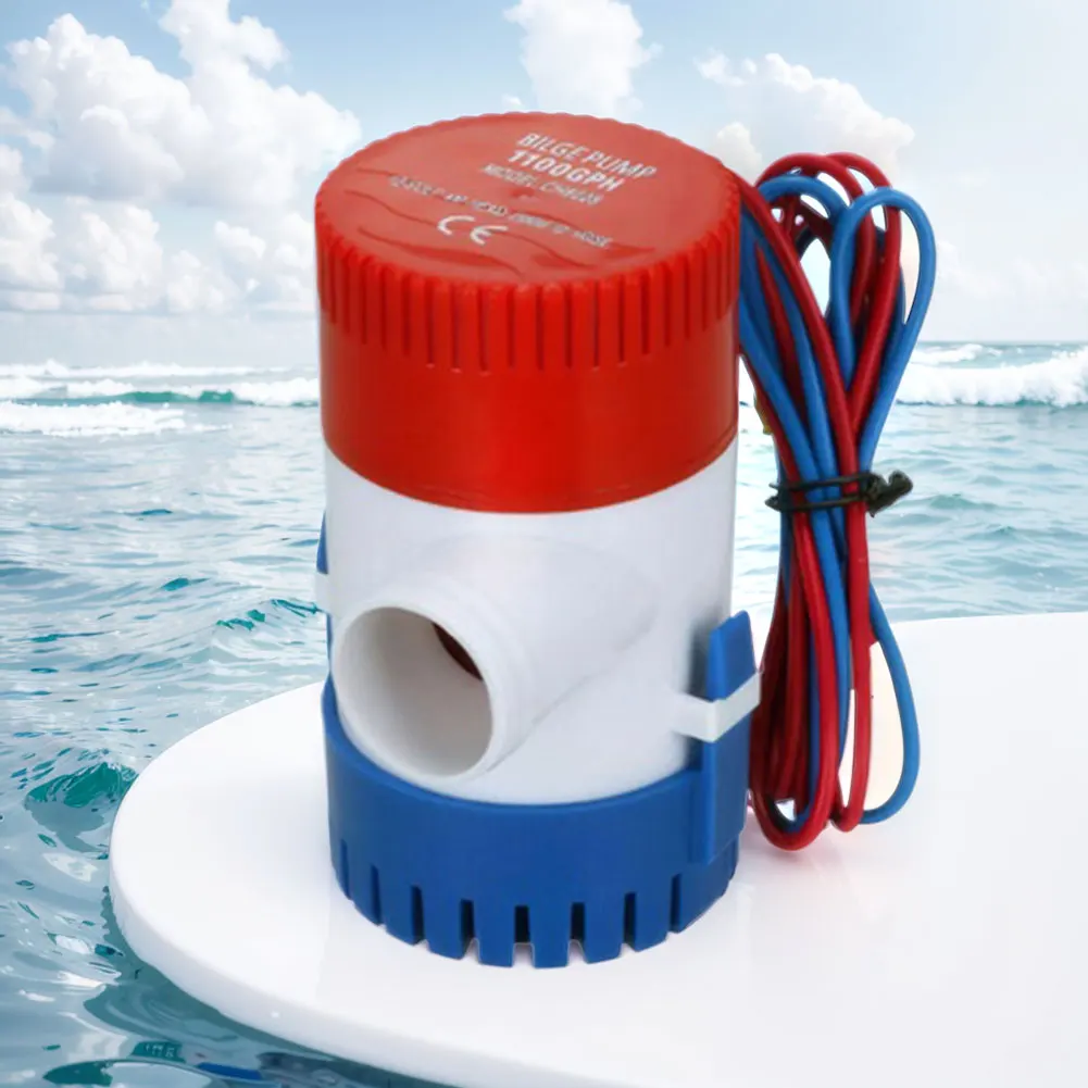 12V Submersible Bilge Pump Low Noise Marine Electric For Fishing Boats RV 1100GPH bilge pump,marine water pump