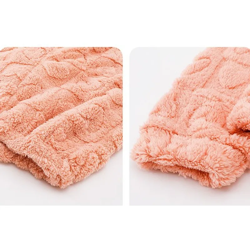 2024 New Women Coral Velvet Pajamas Female Winter Plus Velvet Pad Flannel Household Clothes Cartoon Warm Pullover Suit Sleepwear