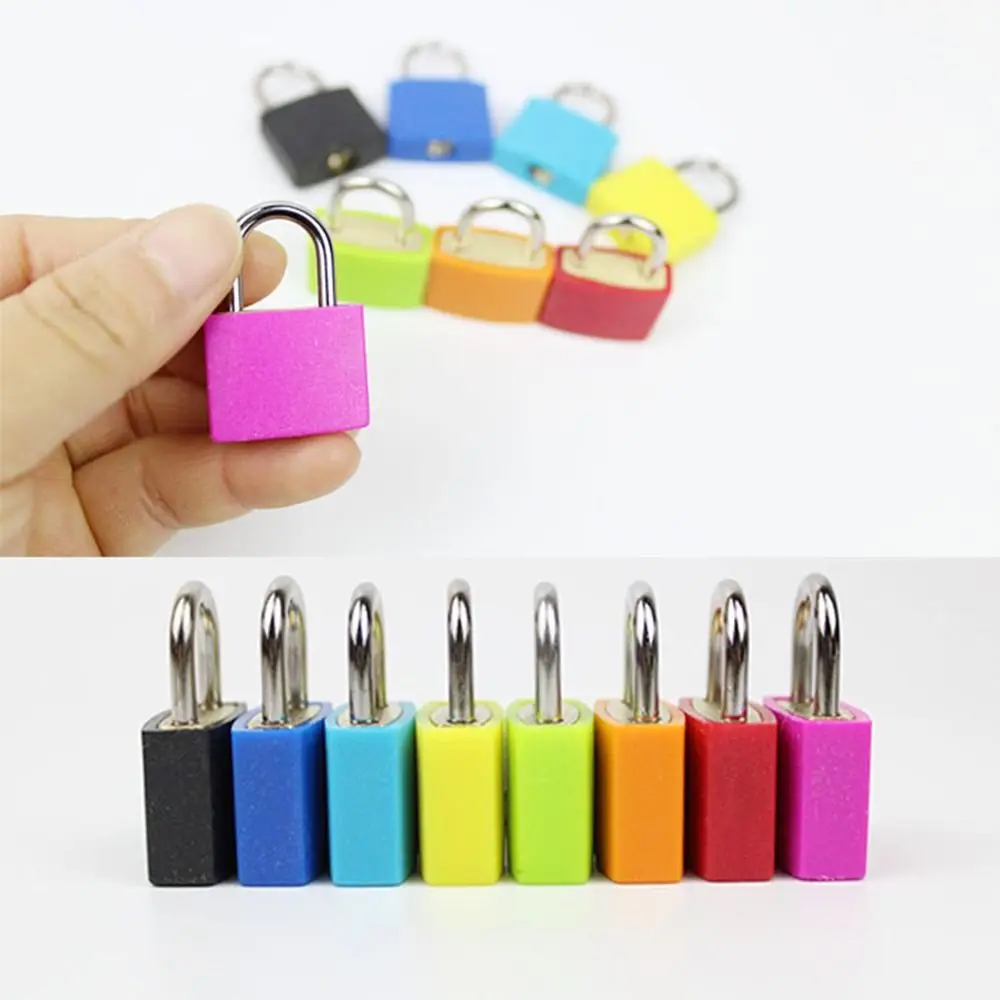 Description Picture 4 of item23mm Strong Steel Travel Supplies Dormitory Appliances Cabinet Door Bookbag Small Luggage Lock Suitcase Padlock with 2 Keys