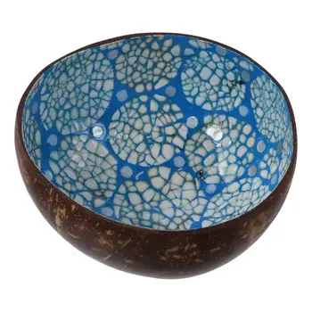 Coconut Shell Coconut Bowl Multifunctional 14*14*5 CM White/Blue/Green Key Bowl Decorate Coconut Shell Bowl Bedroom
