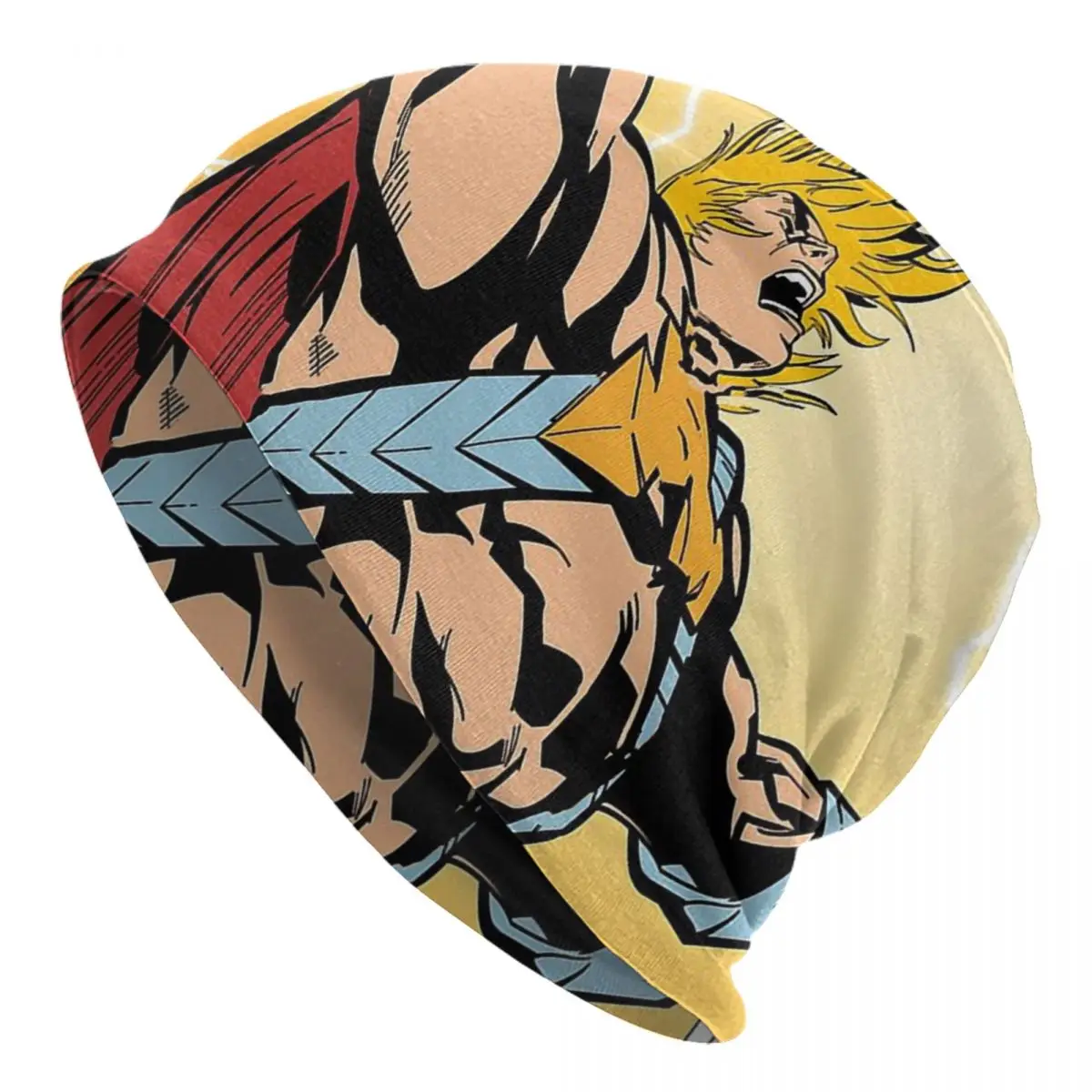 Cappelli Con Cofano Lui Man And The Masters Of The Universe Uomo Cappello Sottile Da Donna Lightning Autunno Primavera Warm Cap Street Skullies Berret