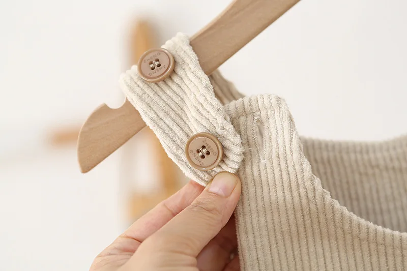 1-4Y Kids Overalls Corduroy Kids Jumpsuits Girls Suspend Pants Carrot Boys Trousers Girls Pants