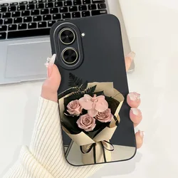 Floral Cartoon Soft TPU Phone Case - Stylish Protective Cover with Bumper for Xiaomi Poco C71 (TYhei2269)