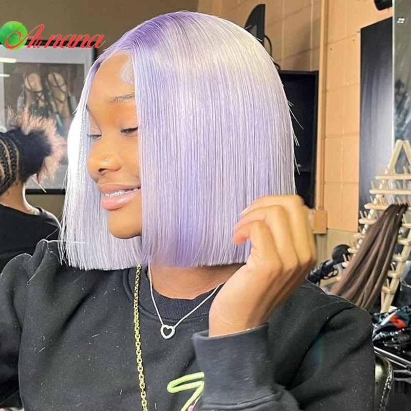 Lavender bob wig Amazon.com : DÉBUT Ombre Lavender Purple Lace Front Bob Wigs  main image 3