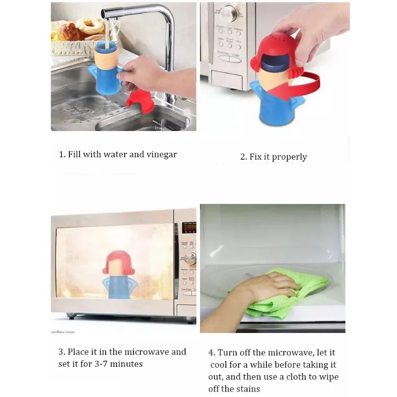 COOL MAMA for clean microwave oven